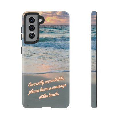 Leave a Message at the Beach Smartphone Tough Case