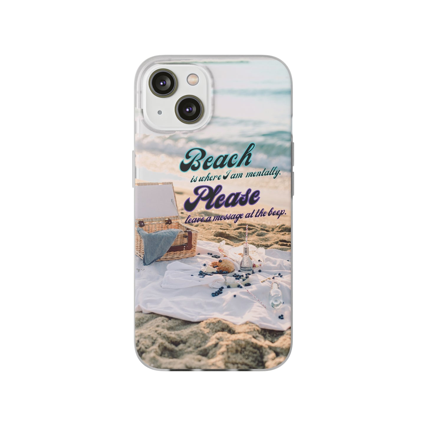 Beach Please Flexi Phone Case