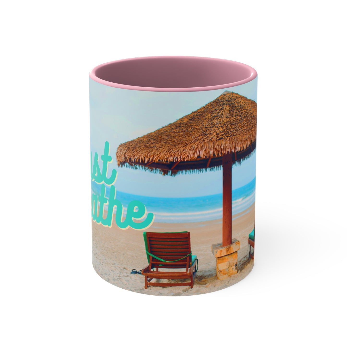 Just Breathe Beach 11oz Ceramic Mug