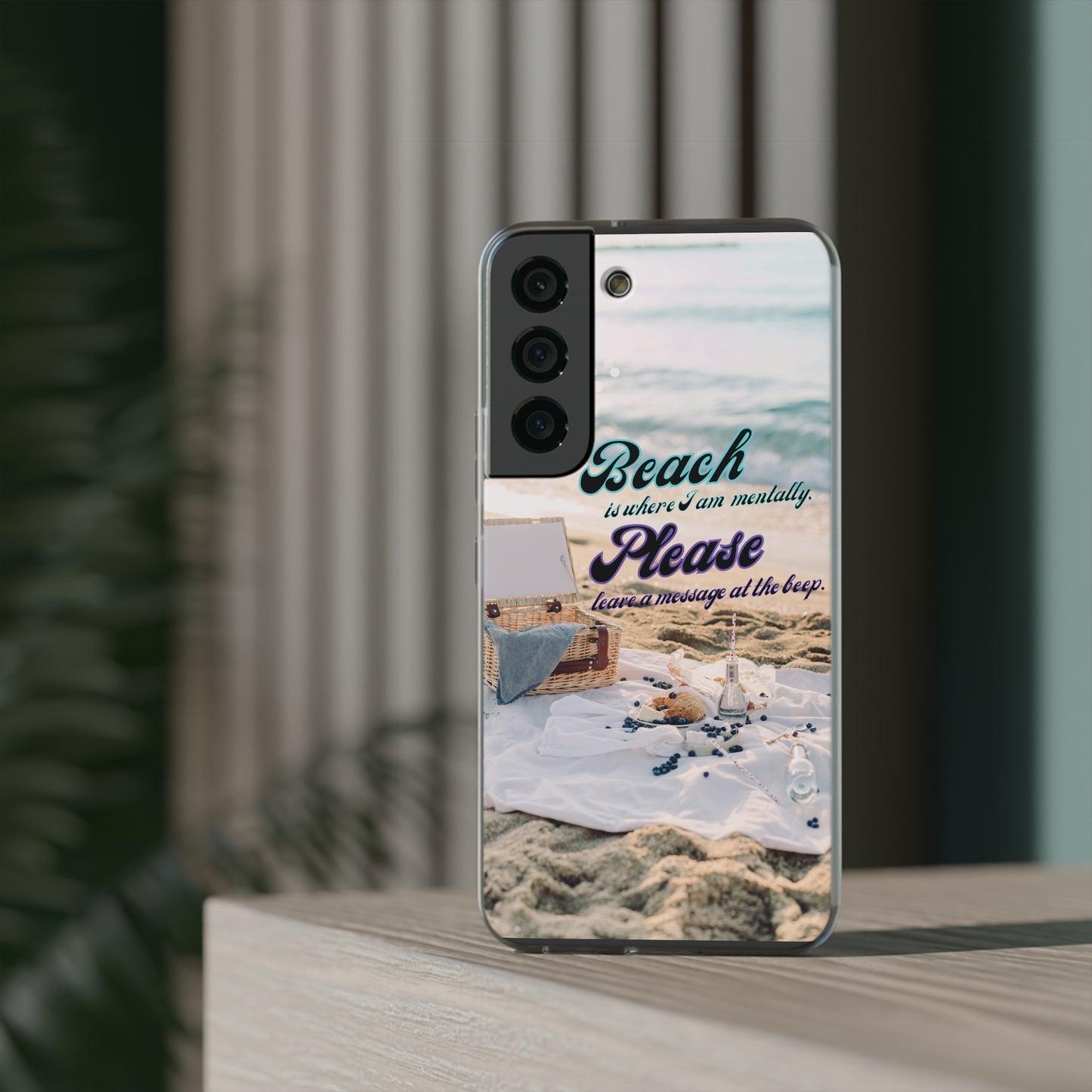 Beach Please Flexi Phone Case