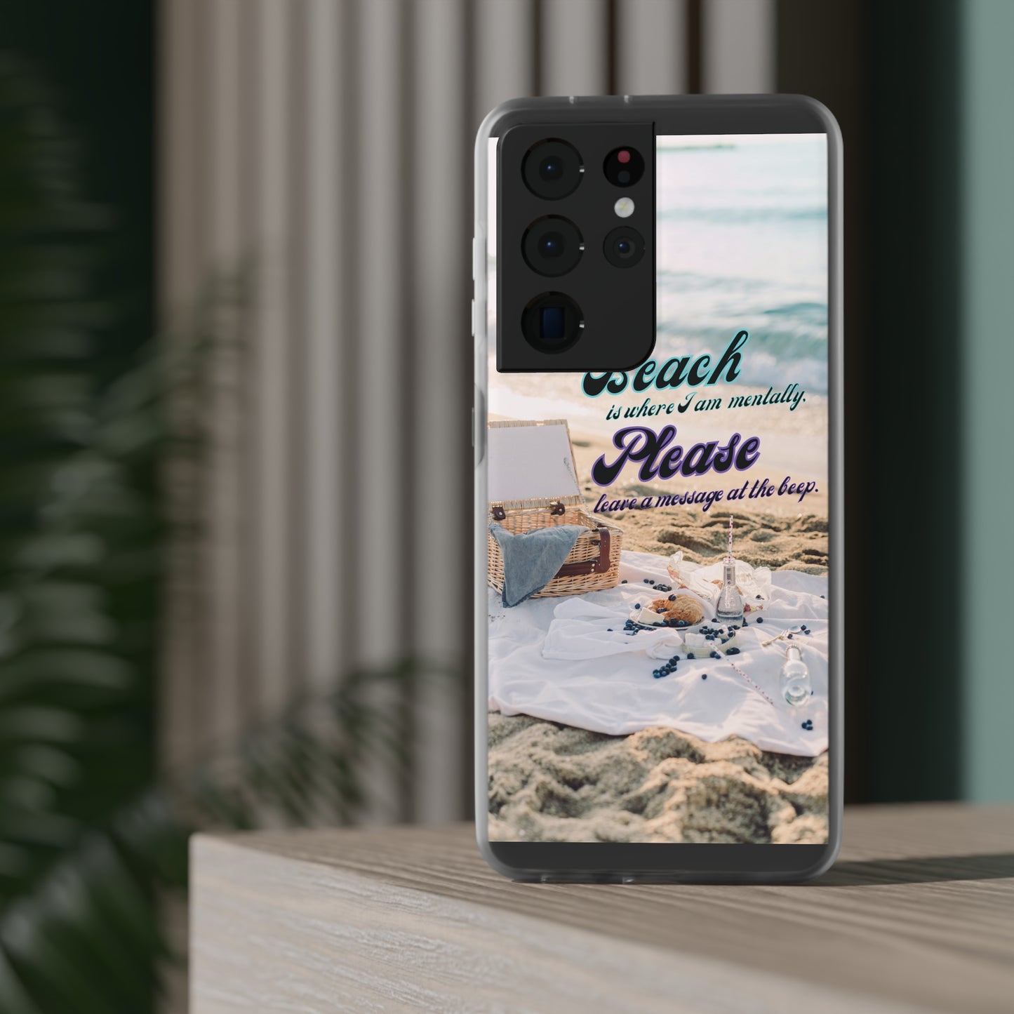 Beach Please Flexi Phone Case