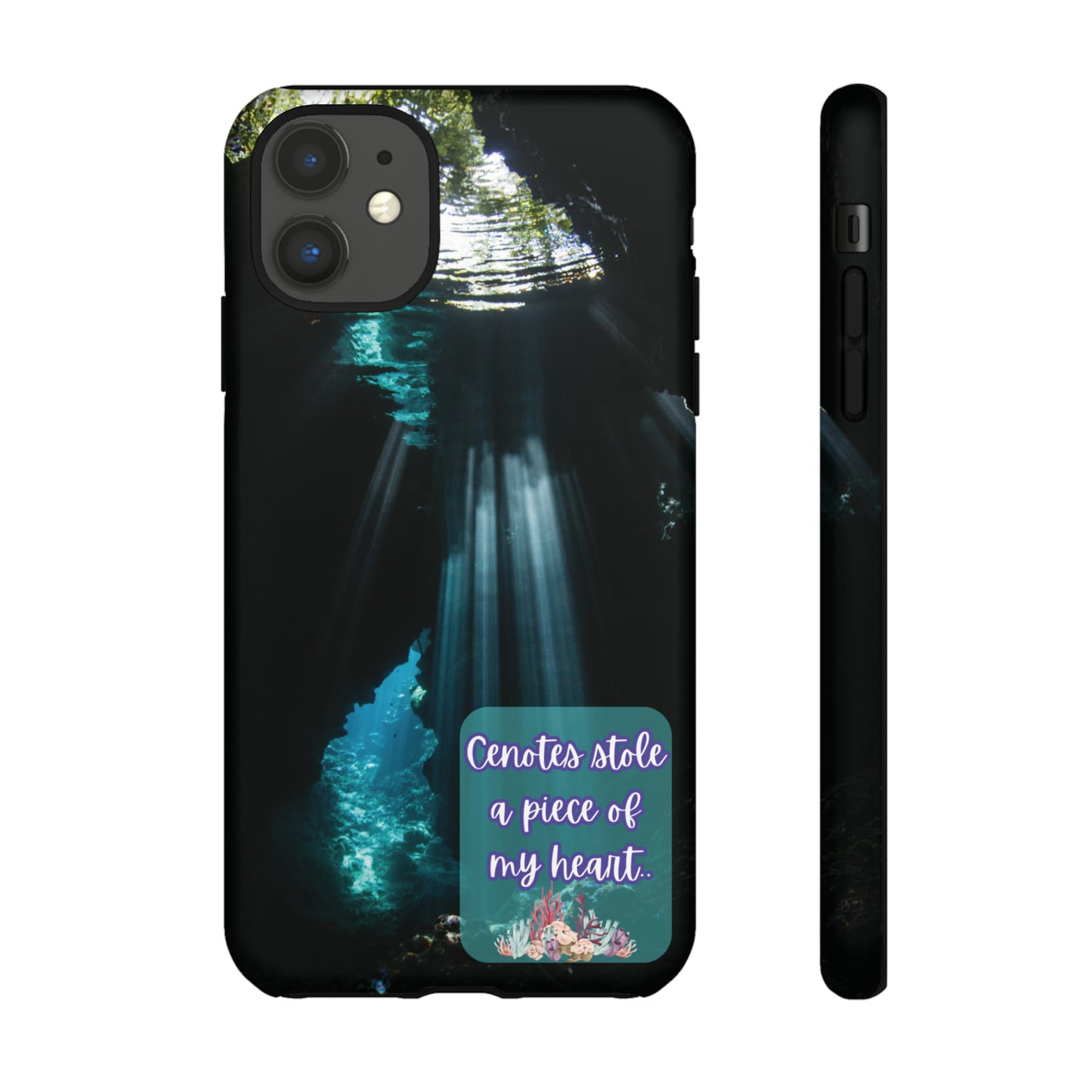 Cenote Hearts Tough Phone Case