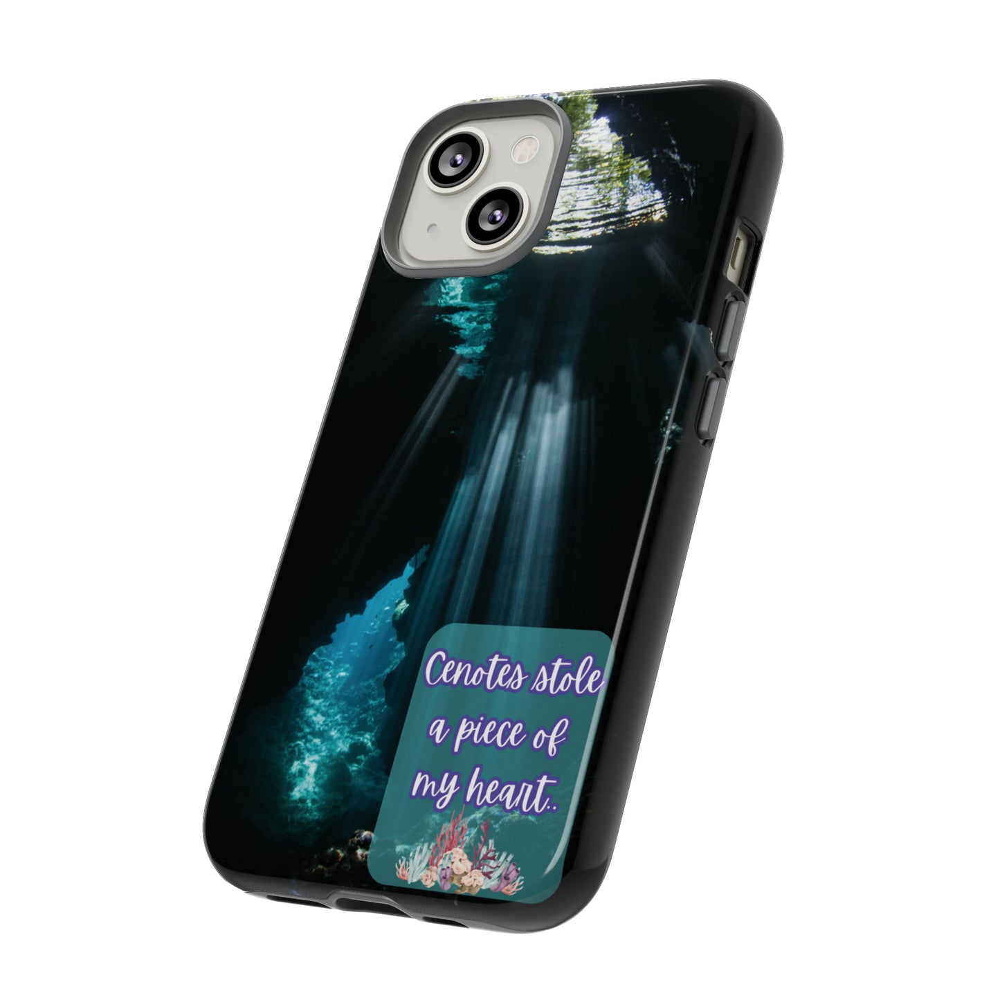 Cenote Hearts Tough Phone Case