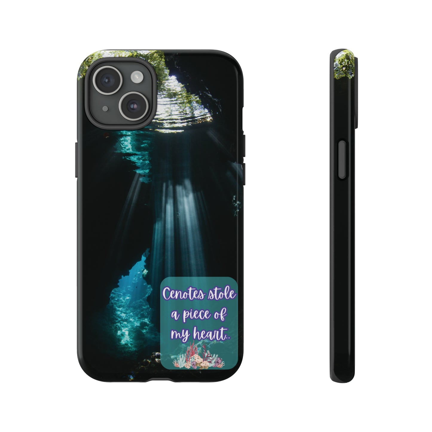 Cenote Hearts Tough Phone Case