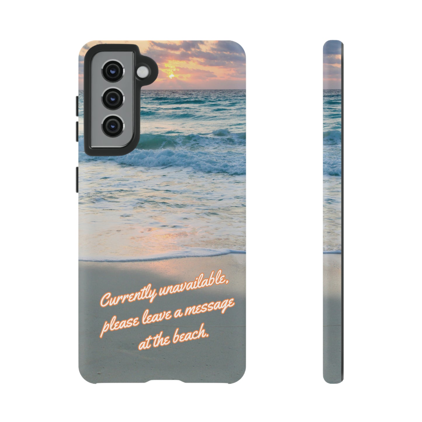 Leave a Message at the Beach Smartphone Tough Case