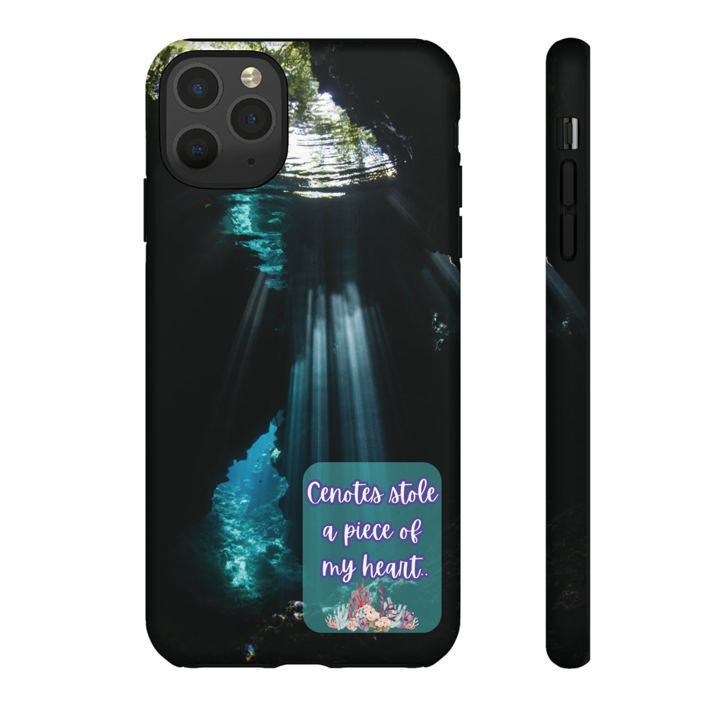 Cenote Hearts Tough Phone Case