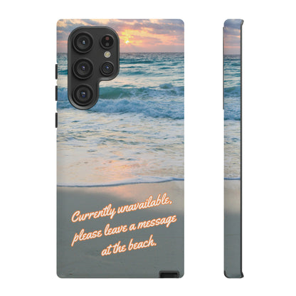 Leave a Message at the Beach Smartphone Tough Case