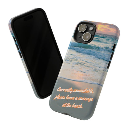 Leave a Message at the Beach Smartphone Tough Case