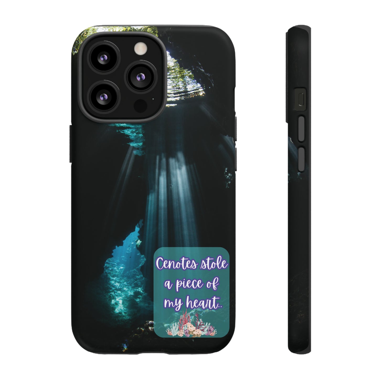 Cenote Hearts Tough Phone Case