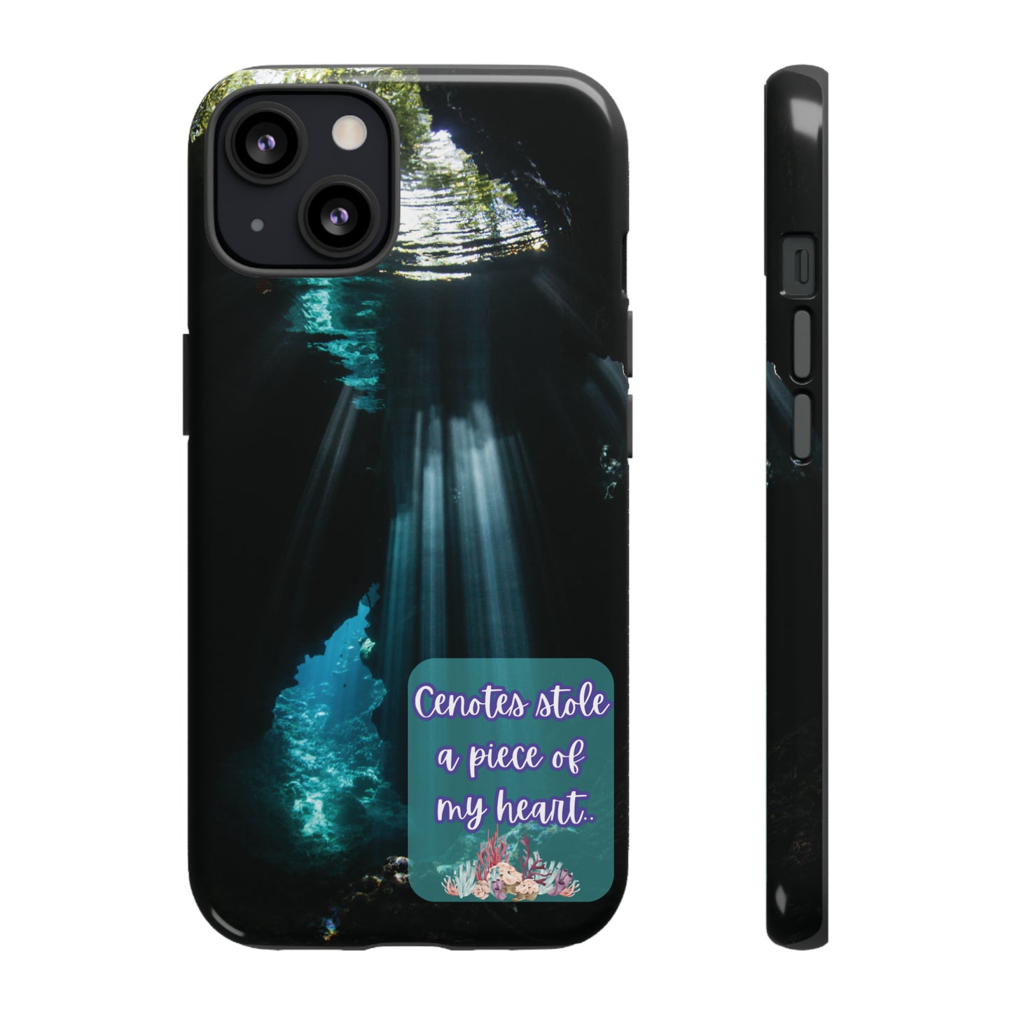 Cenote Hearts Tough Phone Case