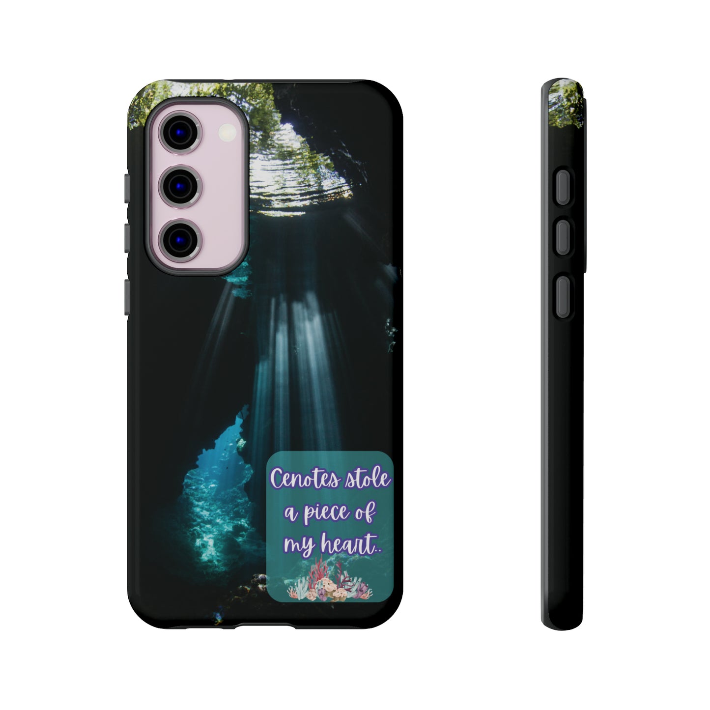 Cenote Hearts Tough Phone Case