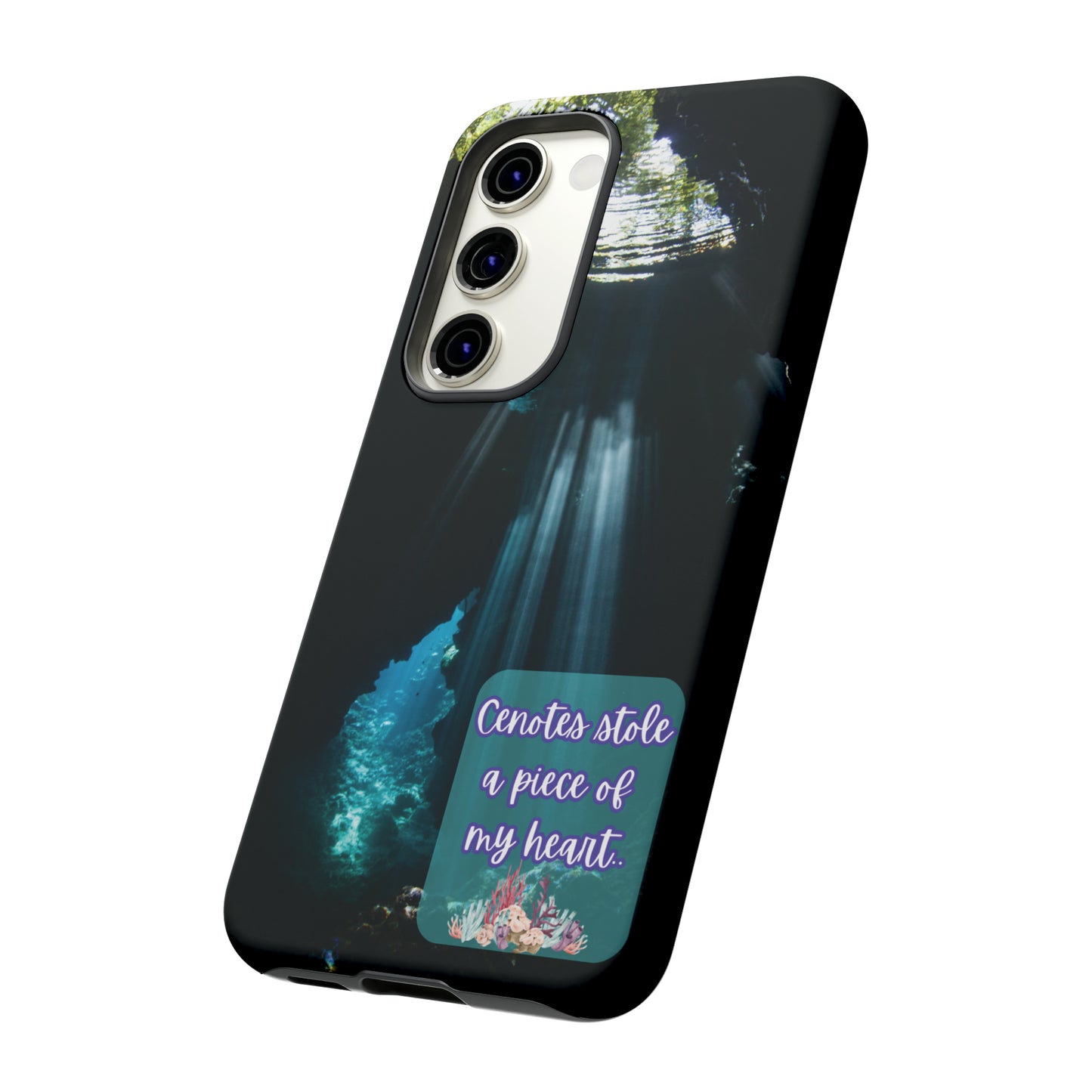 Cenote Hearts Tough Phone Case