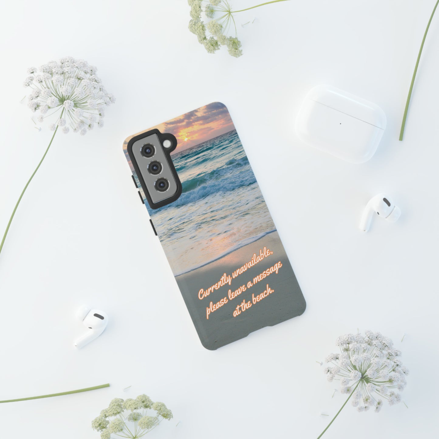 Leave a Message at the Beach Smartphone Tough Case