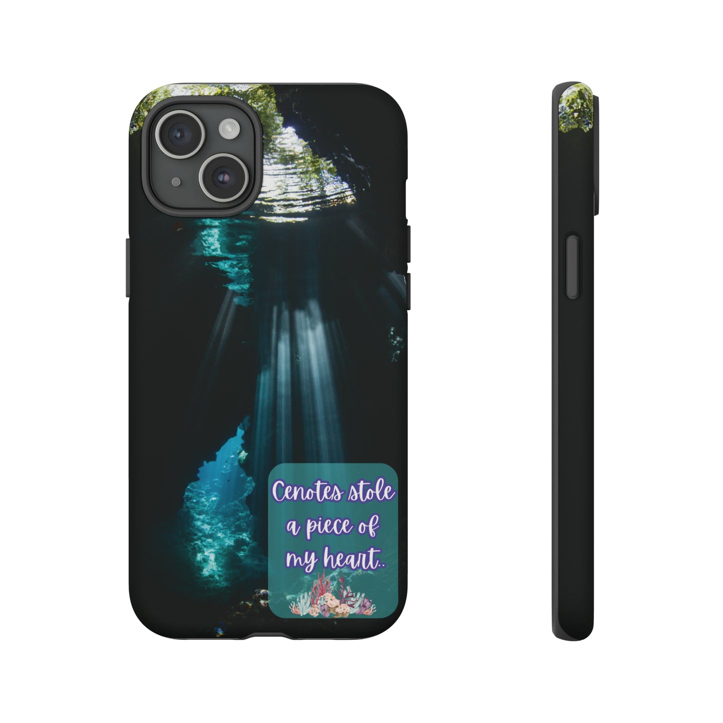 Cenote Hearts Tough Phone Case