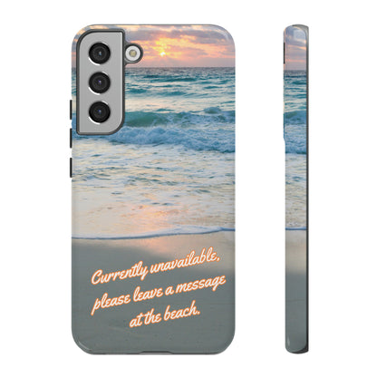 Leave a Message at the Beach Smartphone Tough Case