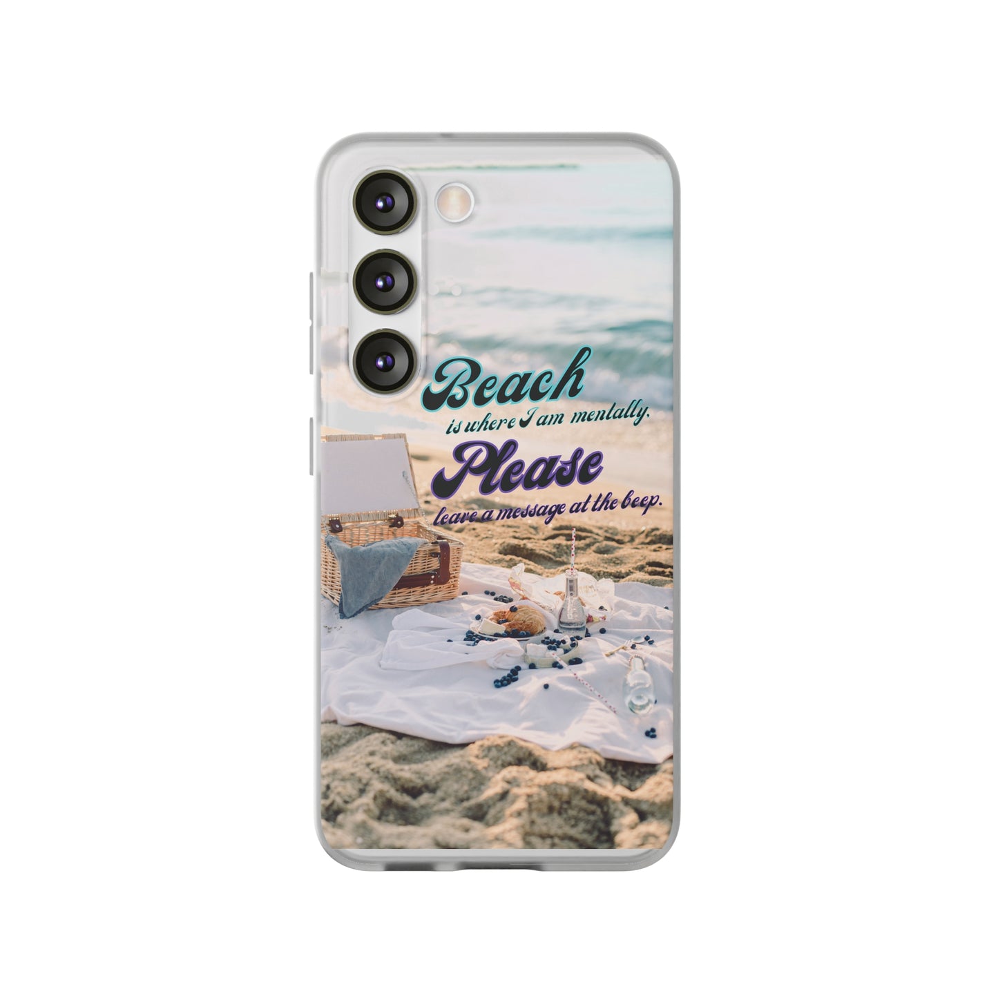 Beach Please Flexi Phone Case