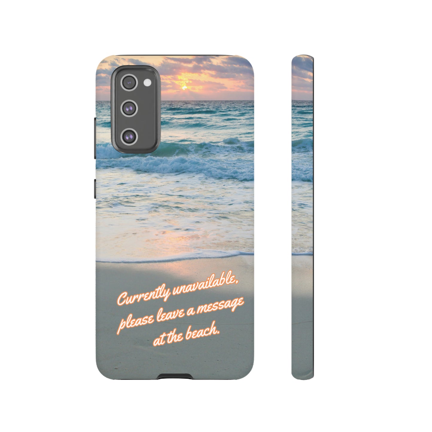 Leave a Message at the Beach Smartphone Tough Case