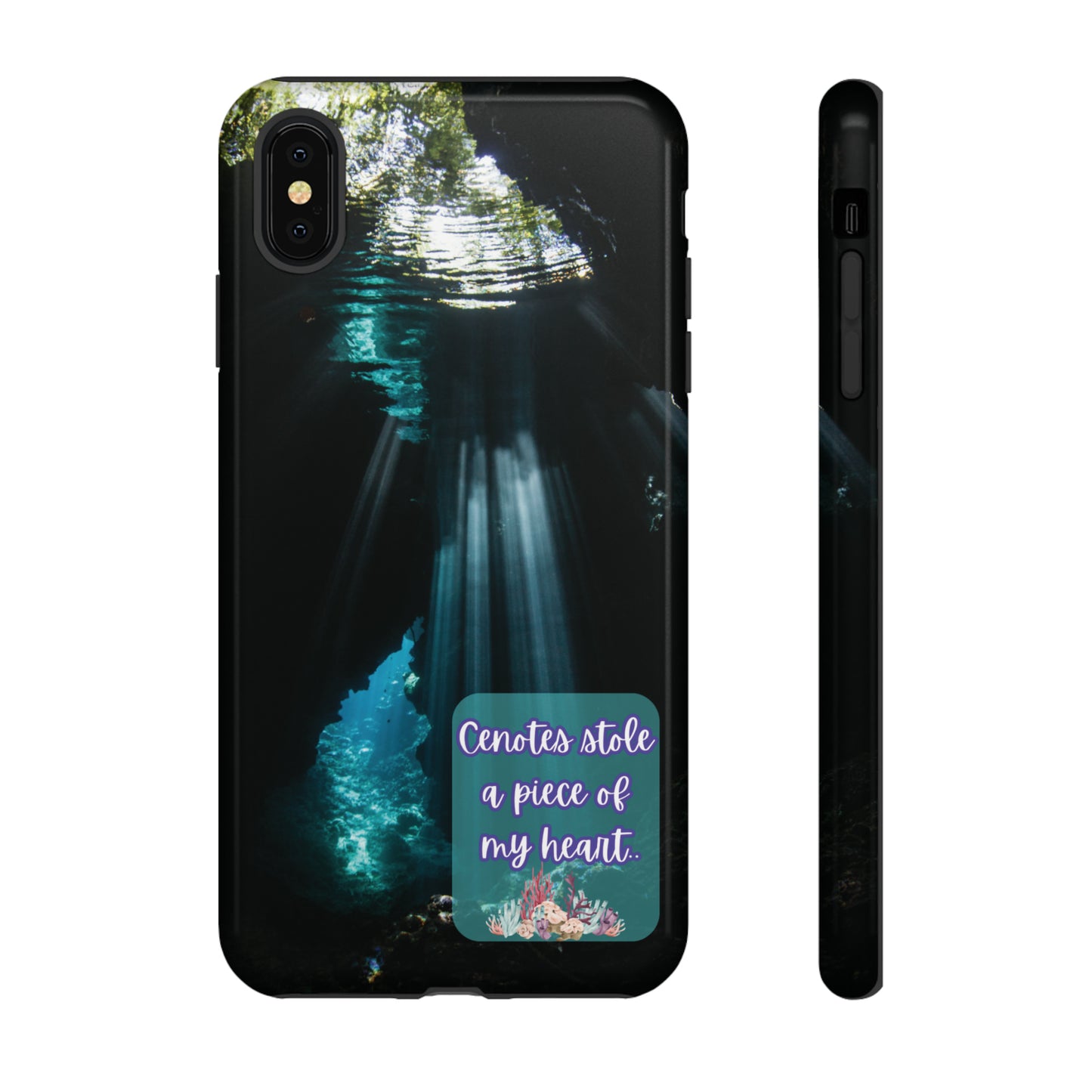 Cenote Hearts Tough Phone Case