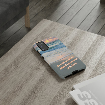 Leave a Message at the Beach Smartphone Tough Case