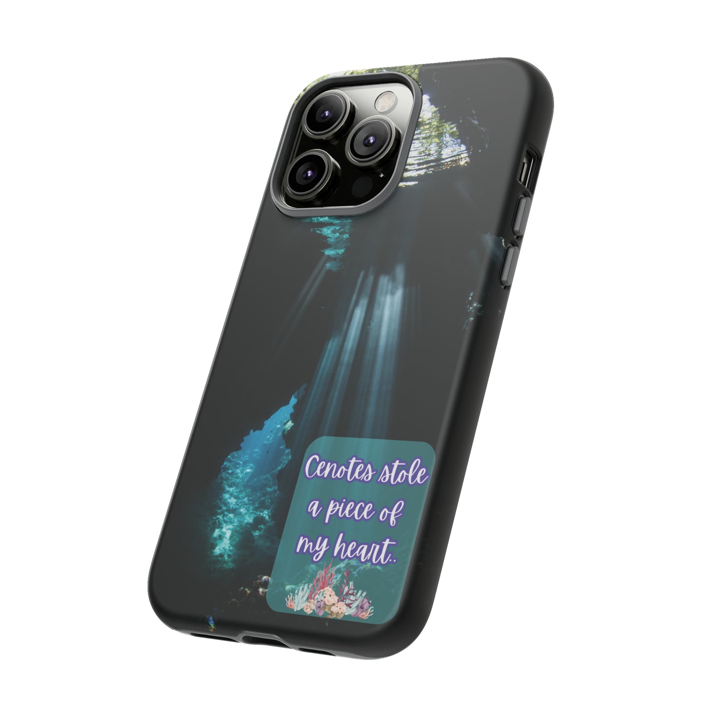 Cenote Hearts Tough Phone Case