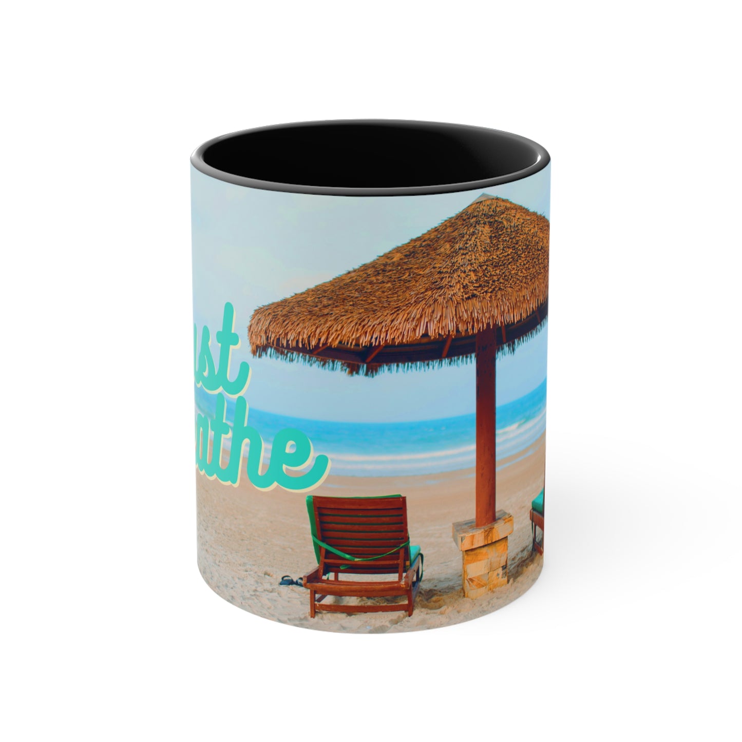 Just Breathe Beach 11oz Ceramic Mug