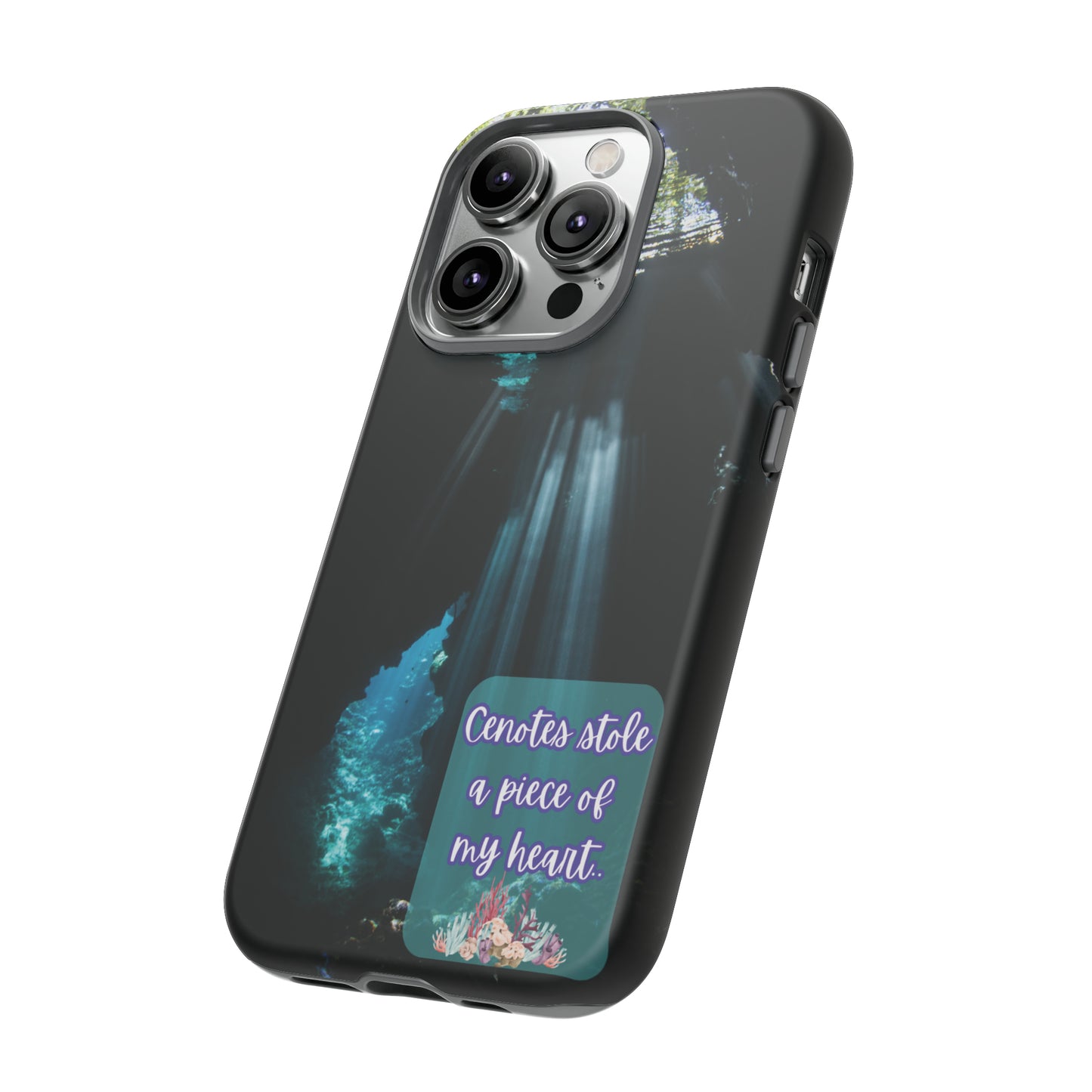 Cenote Hearts Tough Phone Case