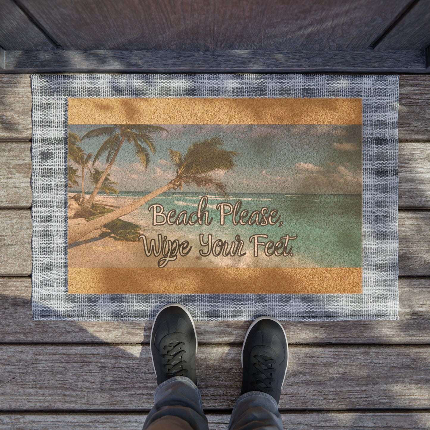 Beach Please Doormat