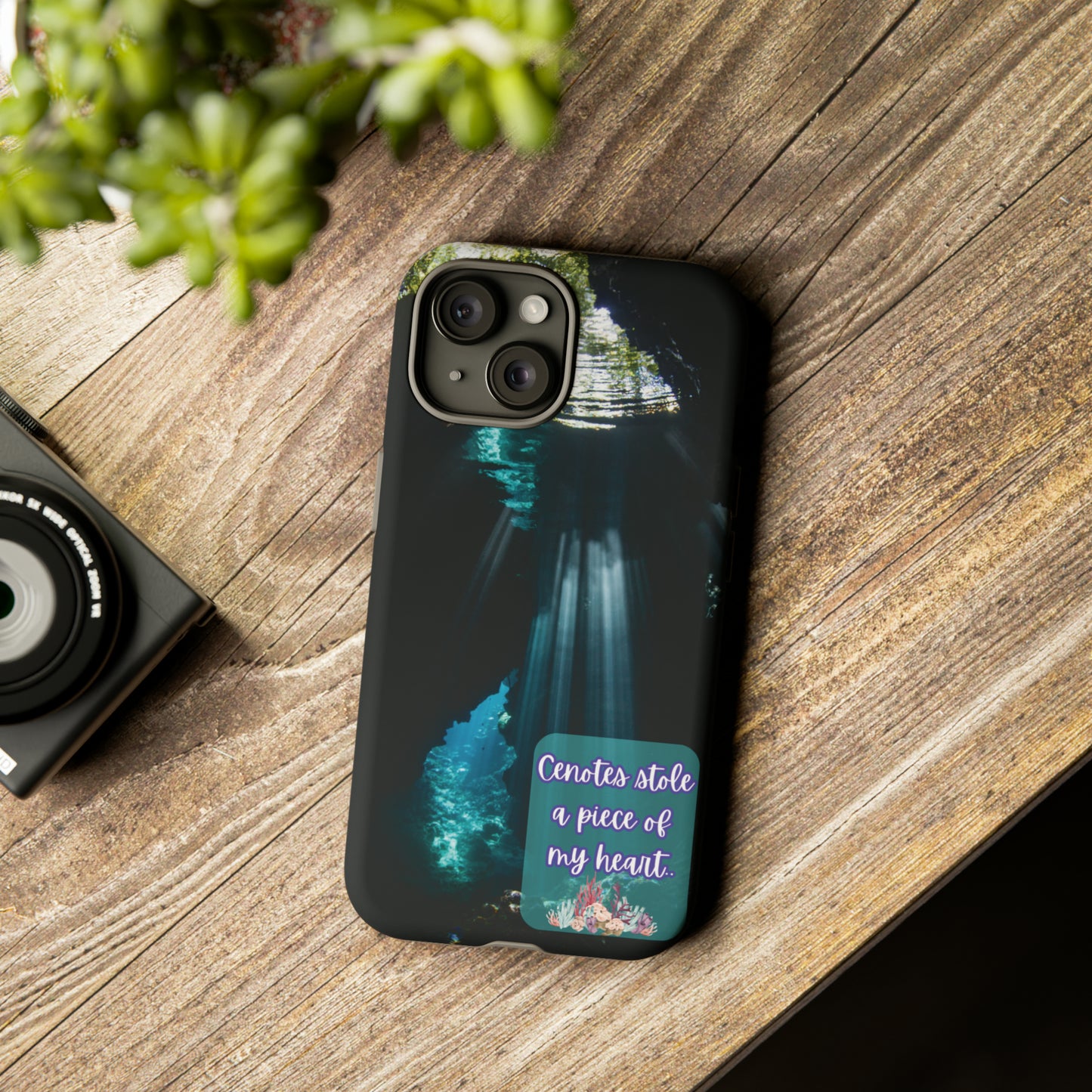 Cenote Hearts Tough Phone Case