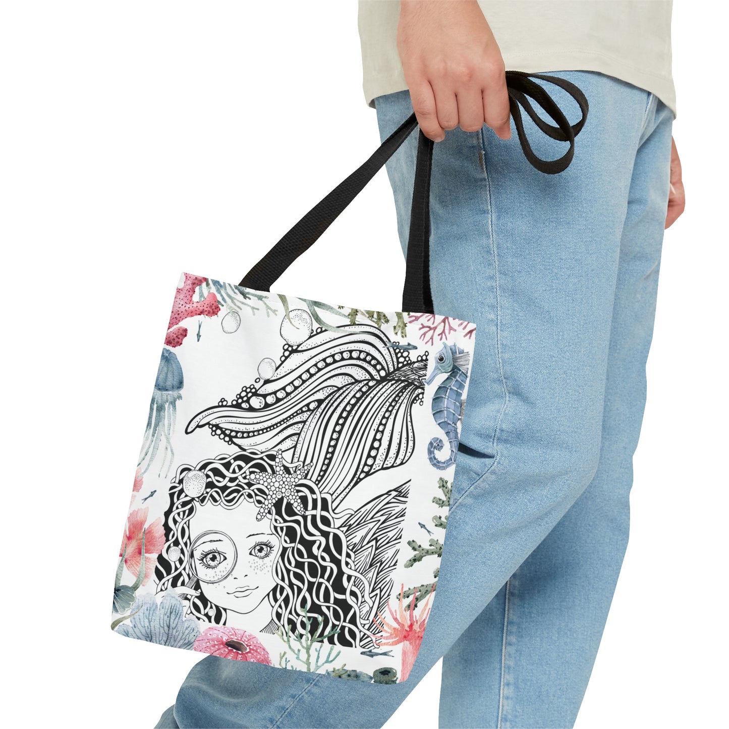 Mini Mermaid Tote Bag