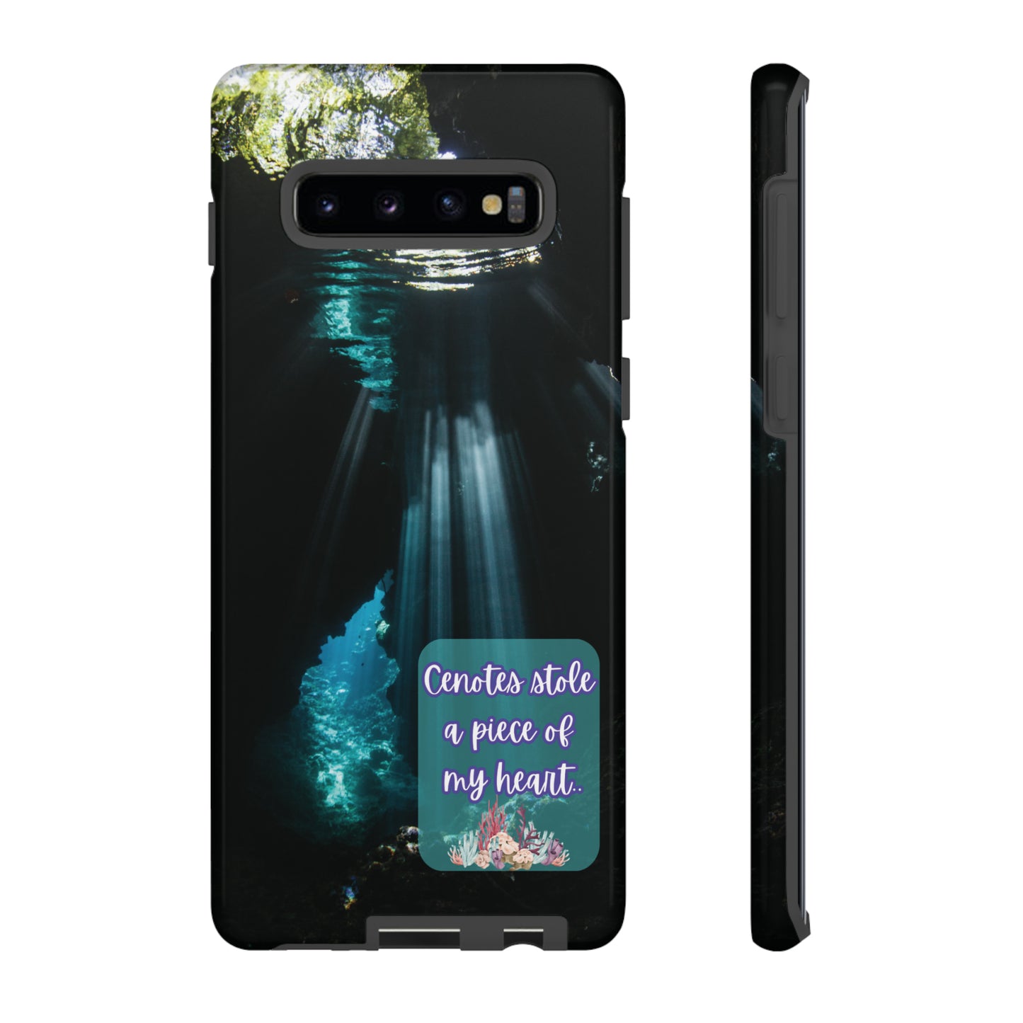 Cenote Hearts Tough Phone Case