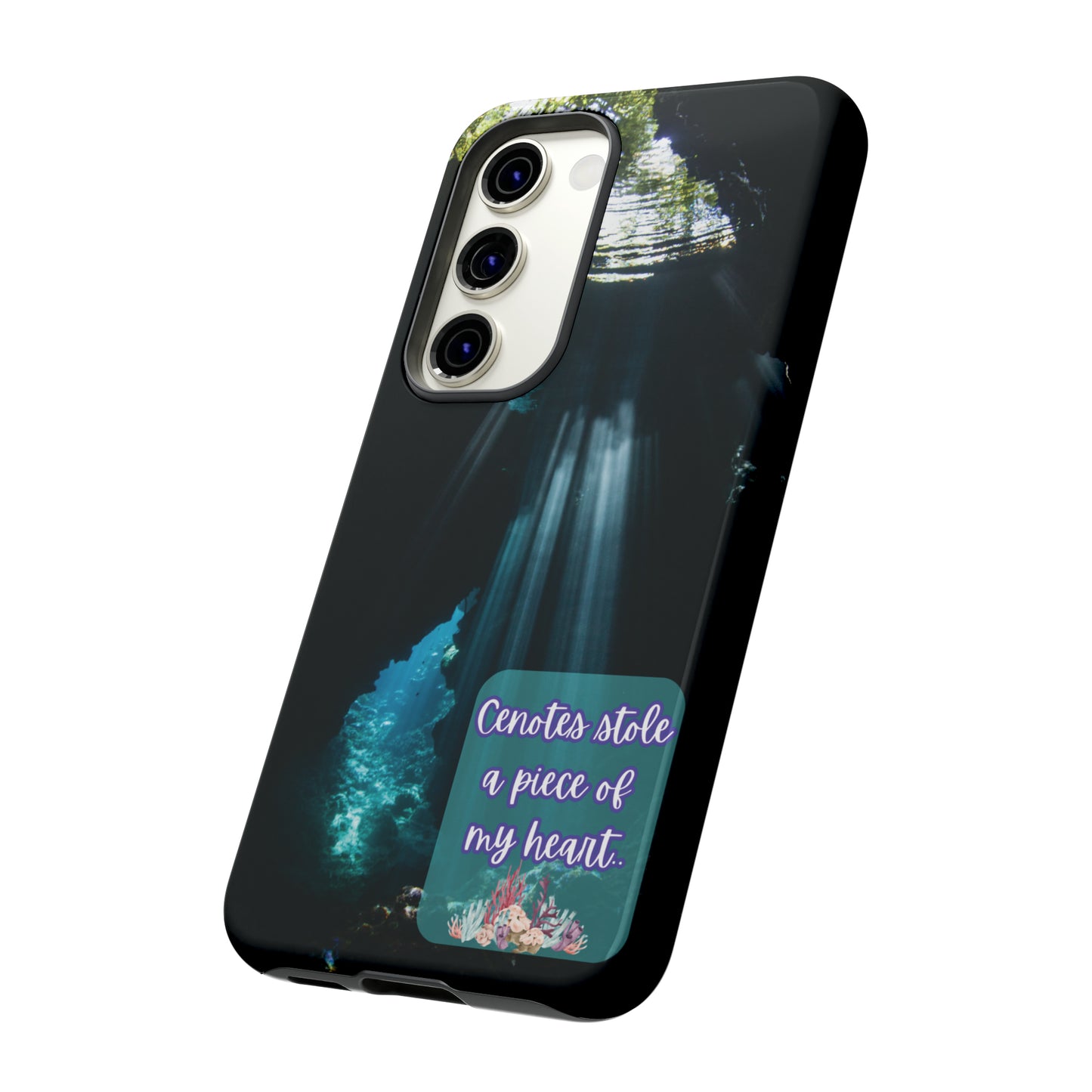 Cenote Hearts Tough Phone Case