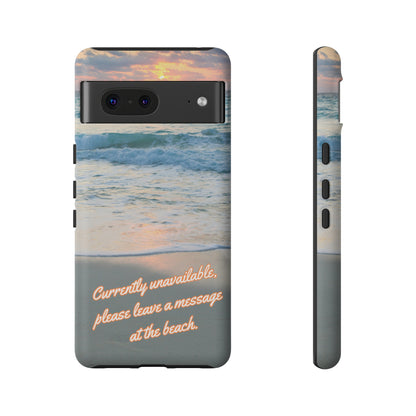 Leave a Message at the Beach Smartphone Tough Case