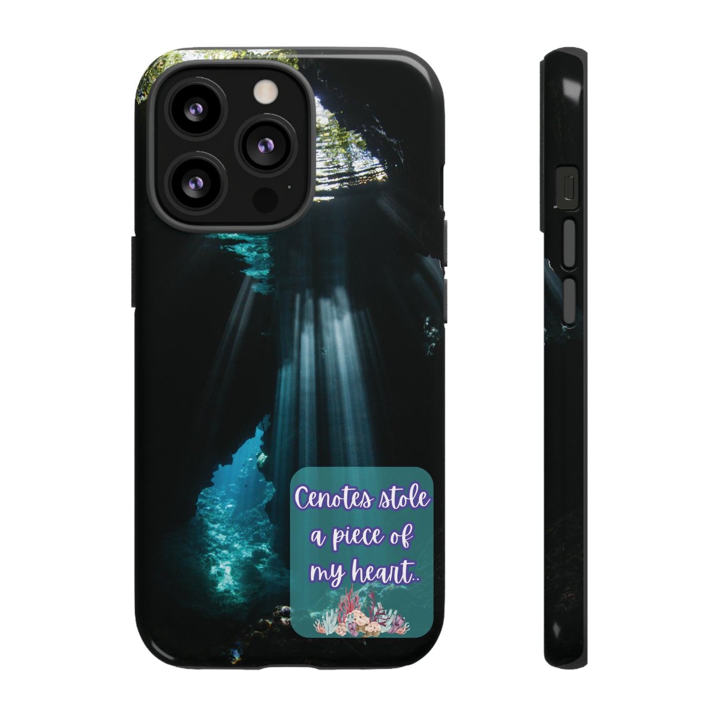 Cenote Hearts Tough Phone Case