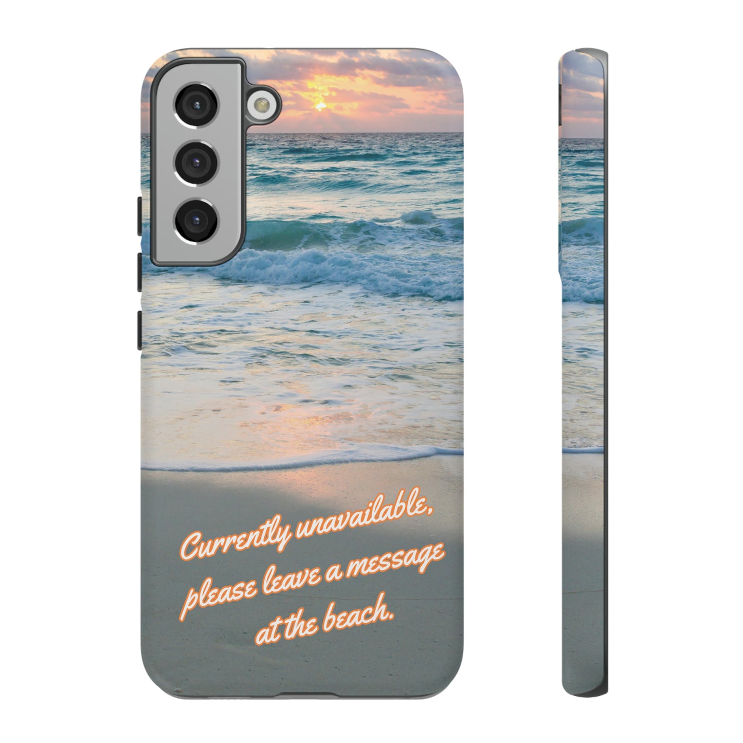 Leave a Message at the Beach Smartphone Tough Case