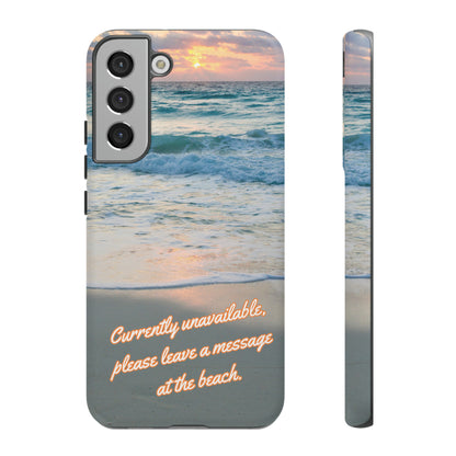 Leave a Message at the Beach Smartphone Tough Case