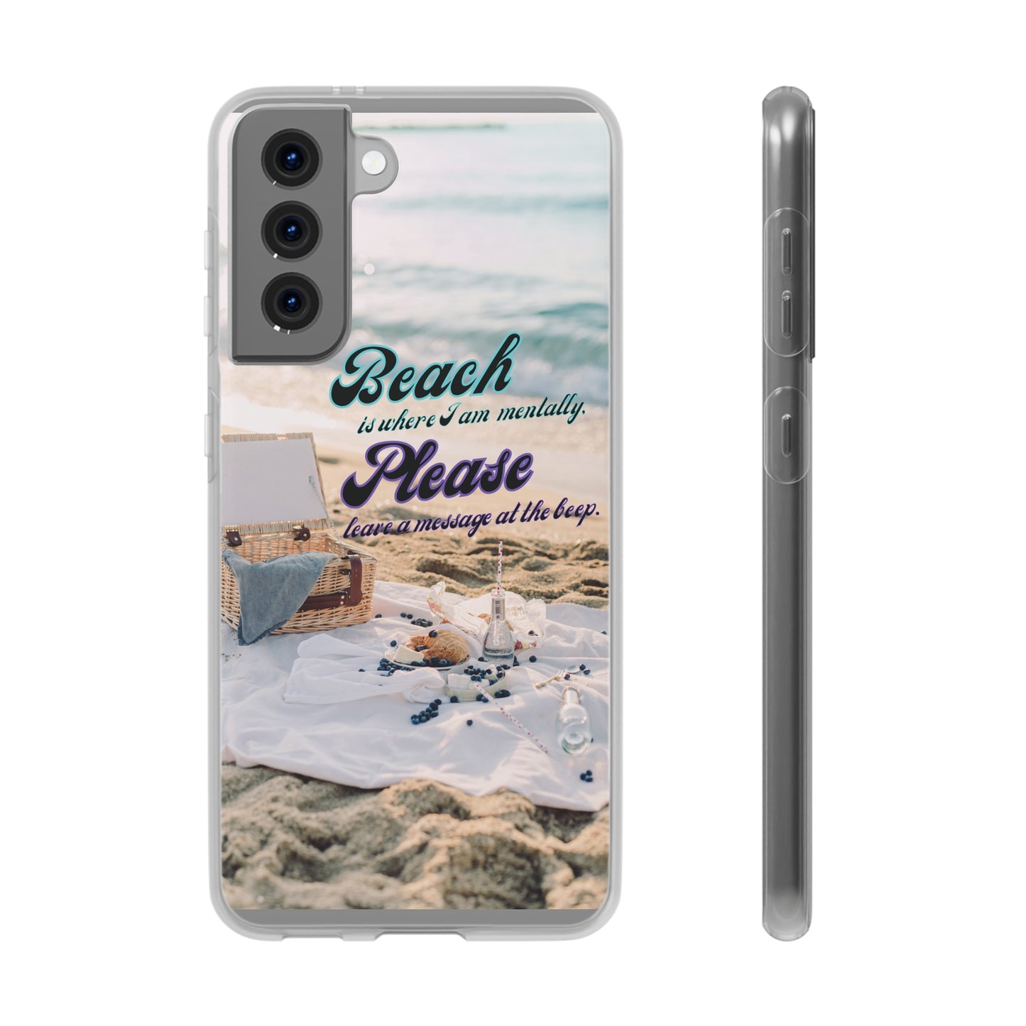 Beach Please Flexi Phone Case