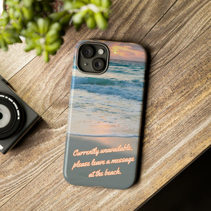 Leave a Message at the Beach Smartphone Tough Case