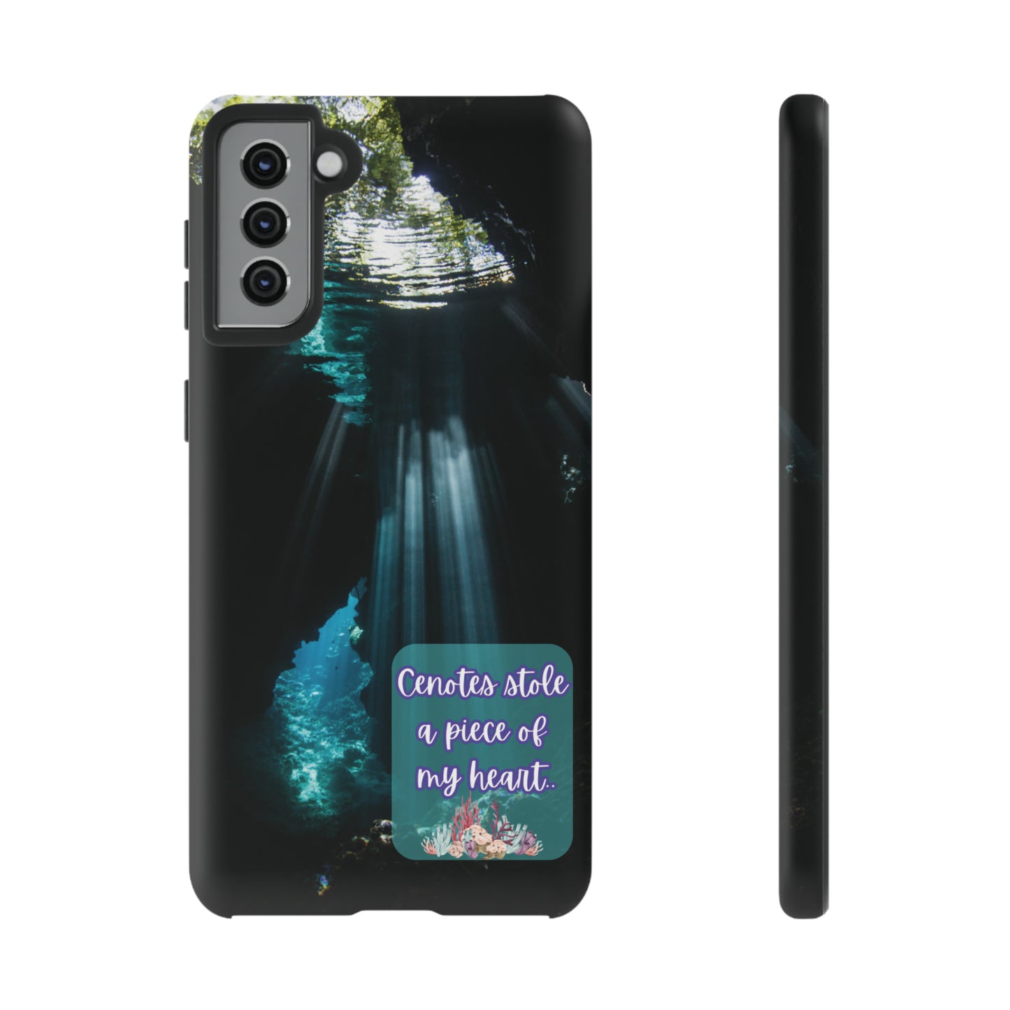 Cenote Hearts Tough Phone Case