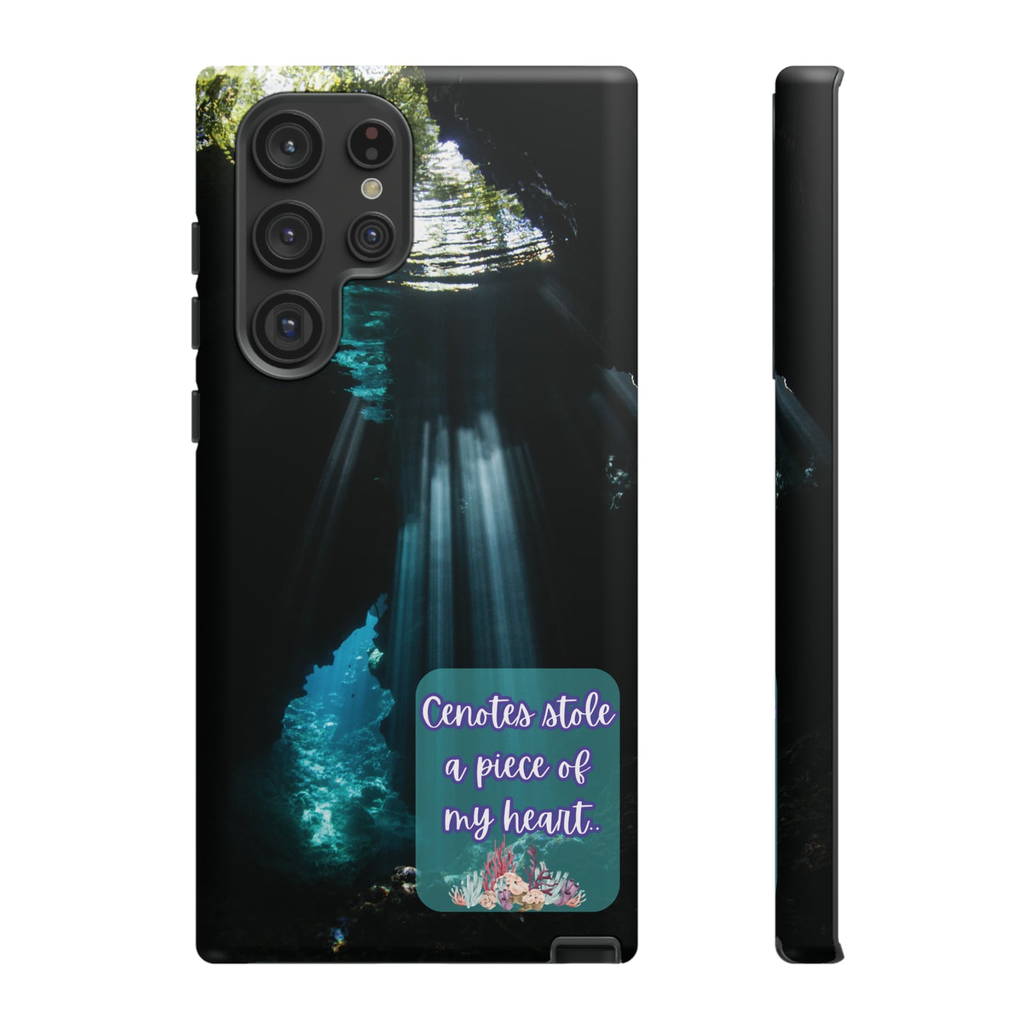 Cenote Hearts Tough Phone Case