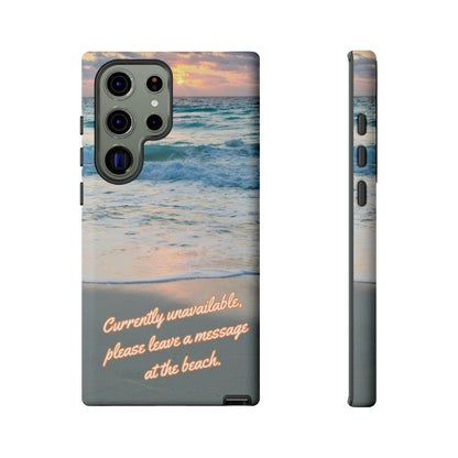 Leave a Message at the Beach Smartphone Tough Case