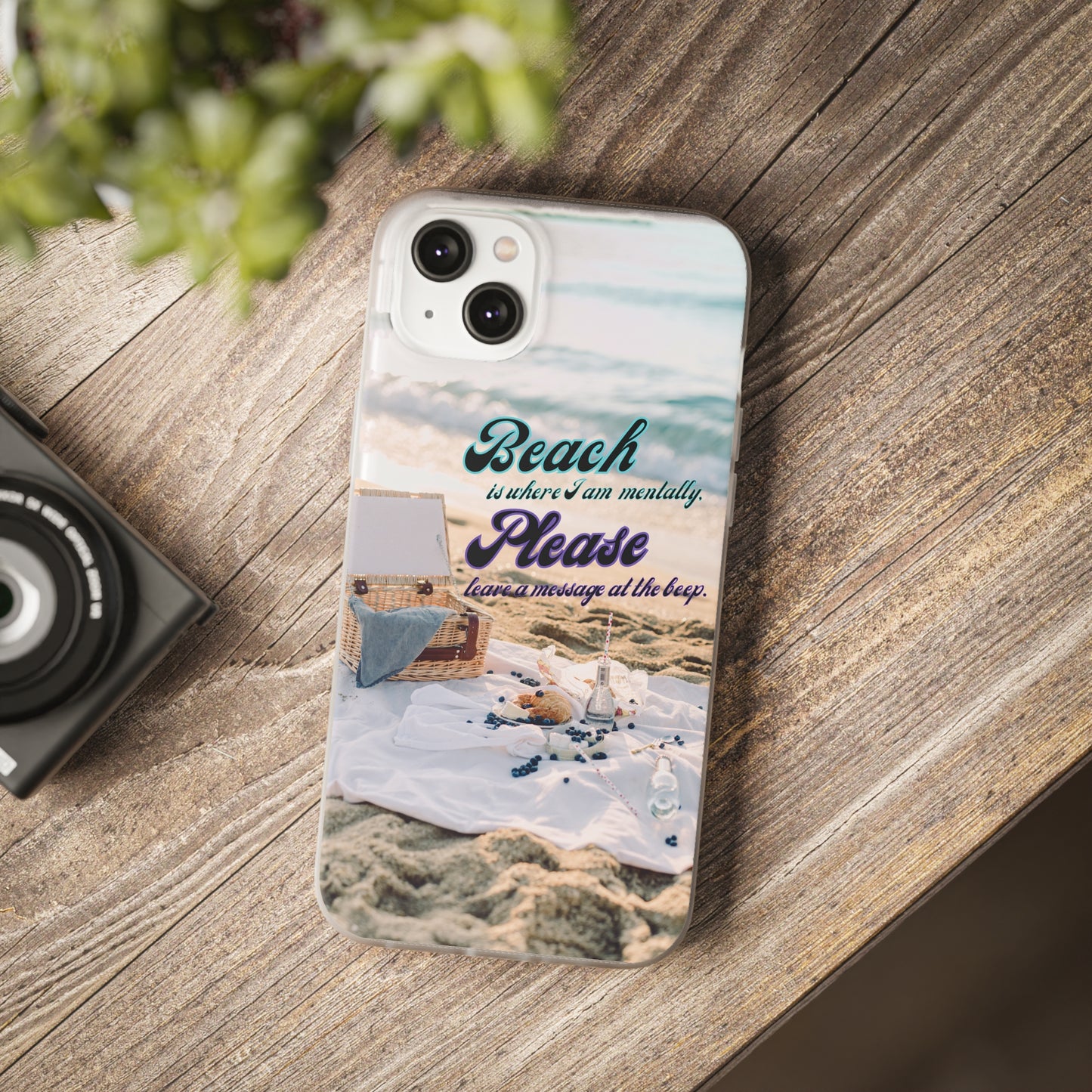 Beach Please Flexi Phone Case