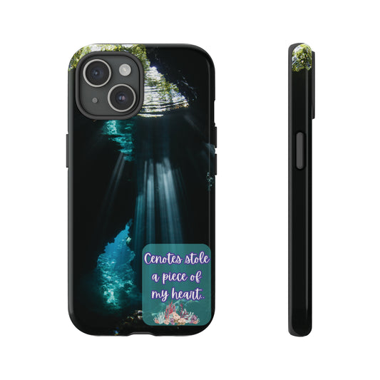 Cenote Hearts Tough Phone Case