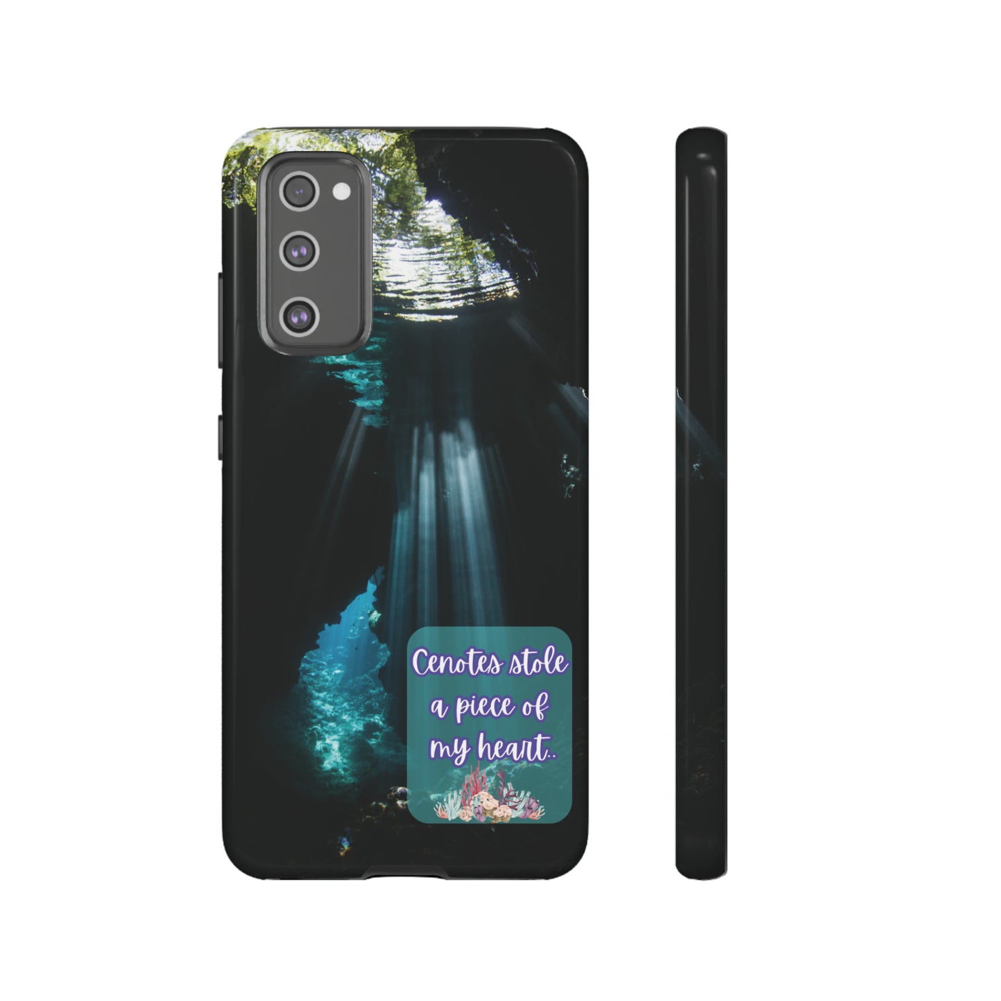 Cenote Hearts Tough Phone Case