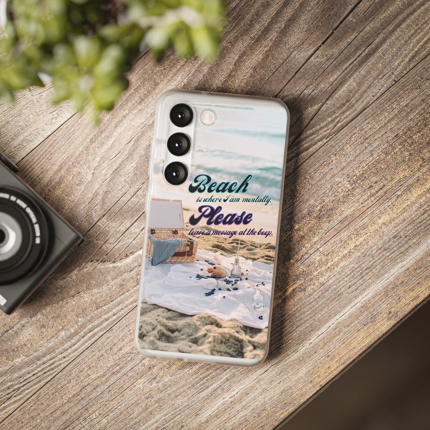 Beach Please Flexi Phone Case