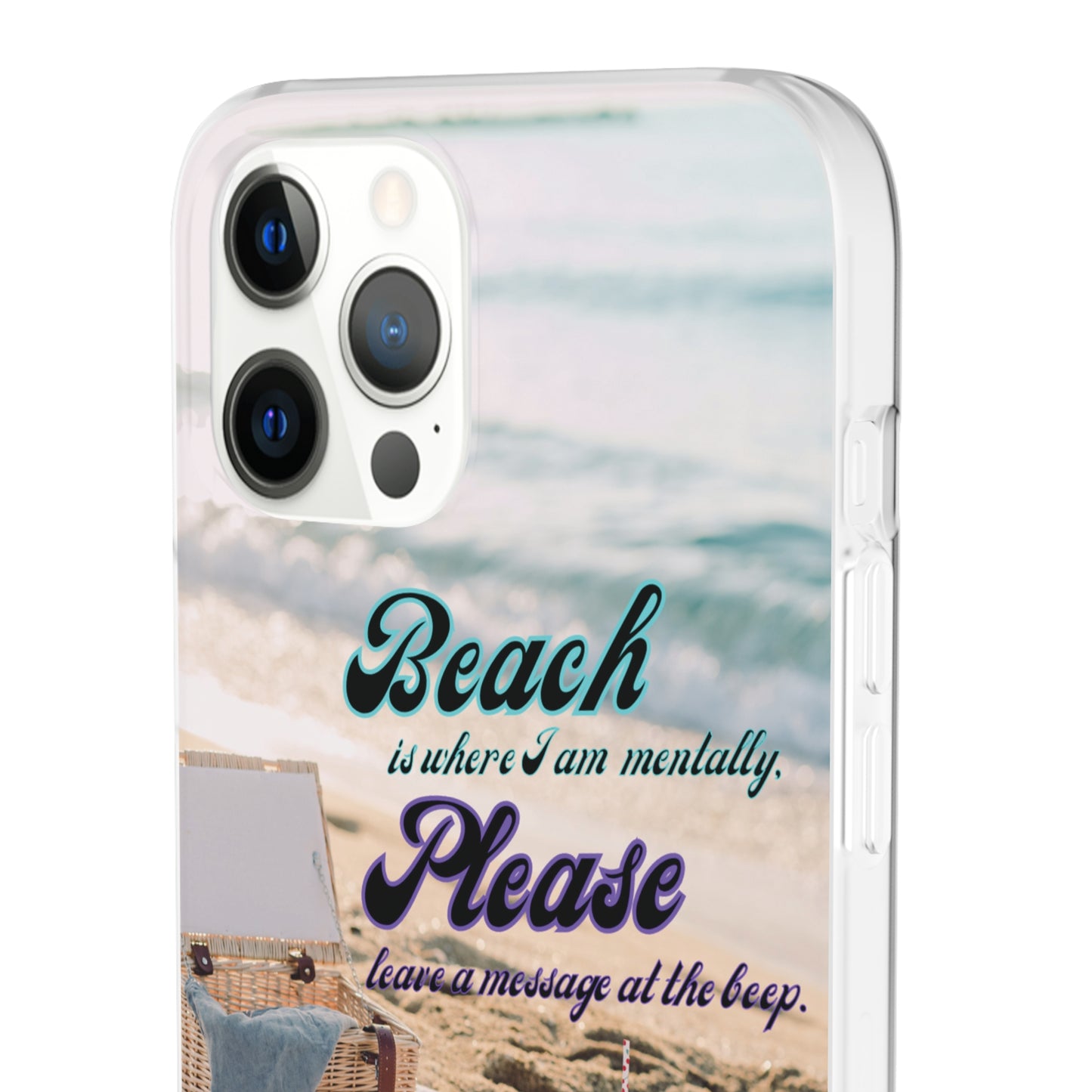 Beach Please Flexi Phone Case