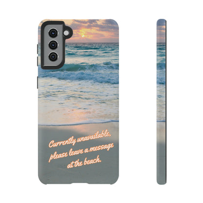 Leave a Message at the Beach Smartphone Tough Case