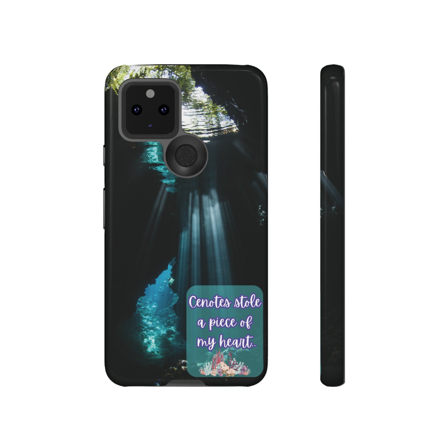 Cenote Hearts Tough Phone Case