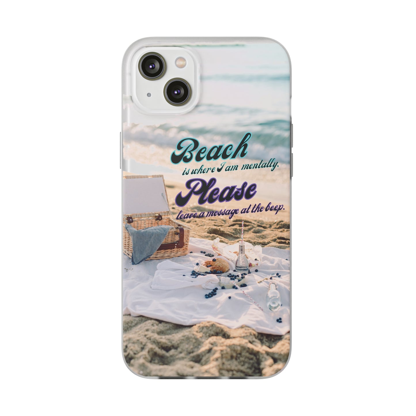 Beach Please Flexi Phone Case