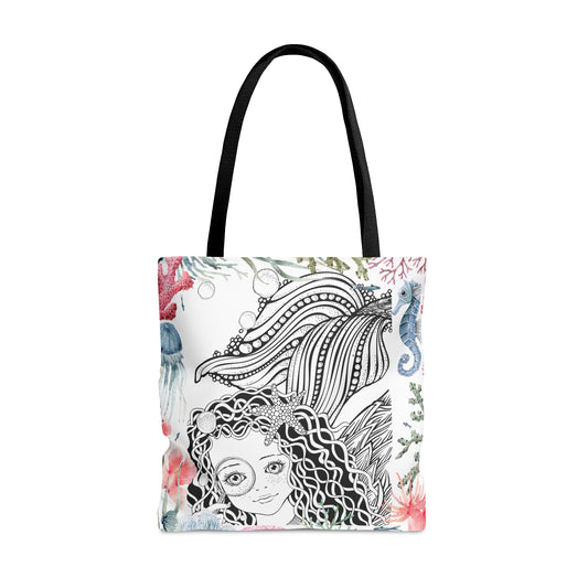 Mini Mermaid Tote Bag