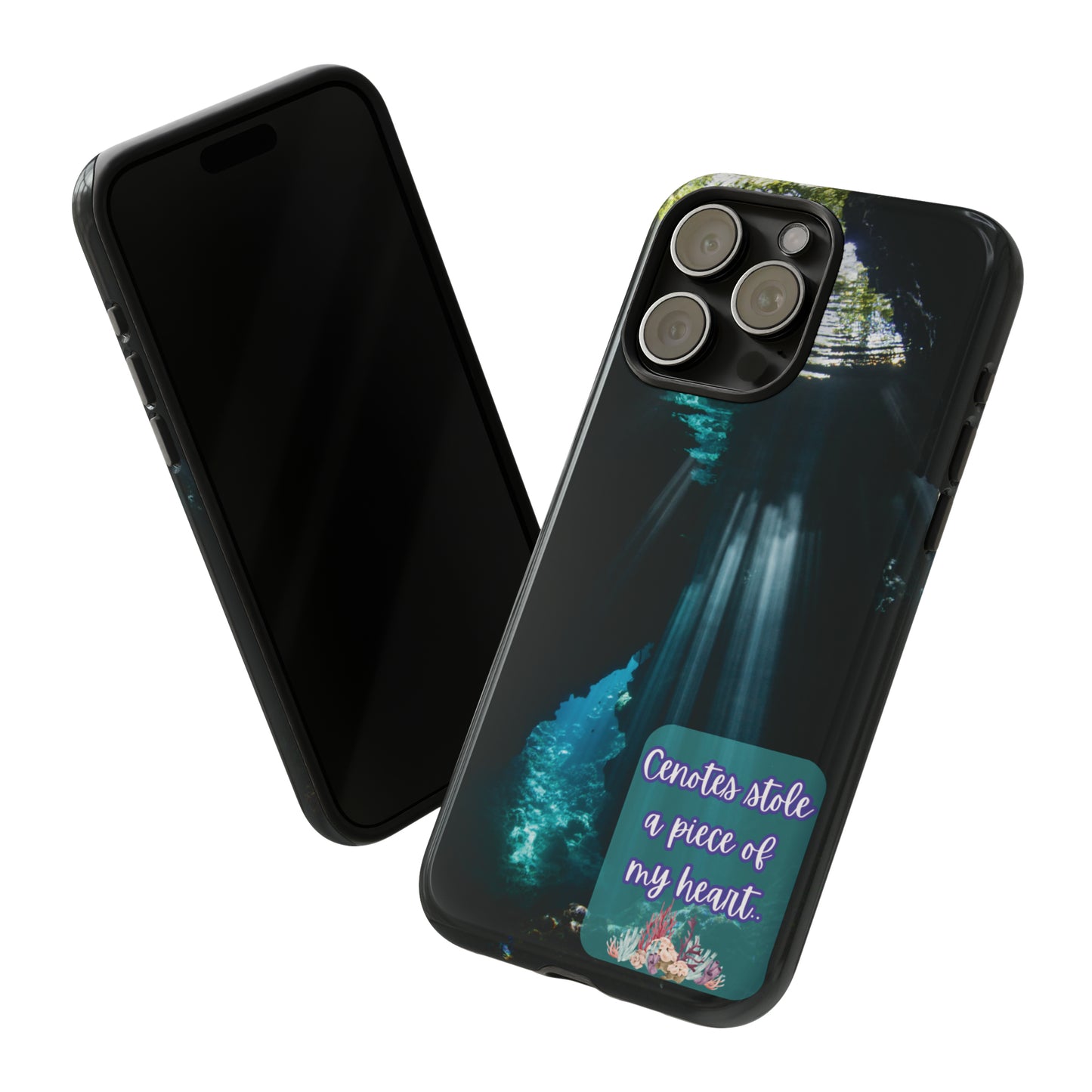 Cenote Hearts Tough Phone Case